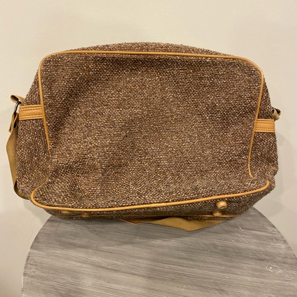 SERGIO VALENTE VINTAGE TWEED TRAVEL / LEISURE BAG - Picture 2 of 3
